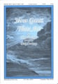 How Great Thou Art SATB choral sheet music cover